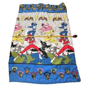 1994 Mighty Morphin Power Rangers Twin Comforter Bedding Saban Entertainment